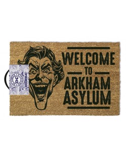 Изтривалка за врата Pyramid - Joker  Arkham, 60 x 40 cm
