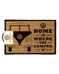 Изтривалка за врата Pyramid - VW - Home is Where the Camper is, 60 x 40 cm