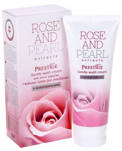 Prestige Rose & Pearl Измивен крем за лице, 100 ml