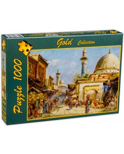 Пъзел Gold Puzzle от 1000 части - Изглед на ориенталска улица