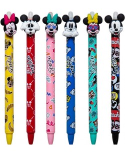 Изтриваща се химикалка с гума Colorino Disney - Mickey Mouse&Friends, асортимент