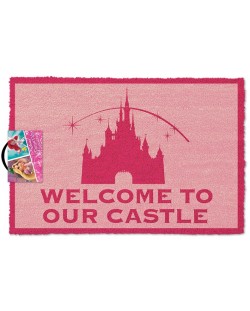 Изтривалка за врата Pyramid - Disney Princess - Welcome To Our Castle, 60 x 40 cm