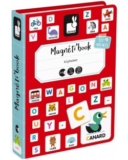Детска магнитна книга Janod - Френската азбука
