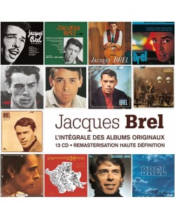 Jacques Brel - Intégrale Des Albums Studio (CD Box)