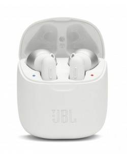 Безжични слушалки JBL - T220TWS, бели