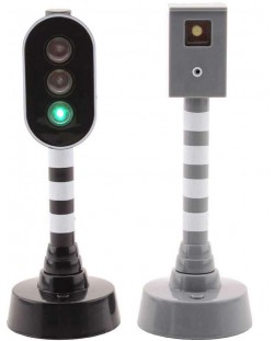 Игрален комплект Johntoy - Светофар и радар със звуци и светлини