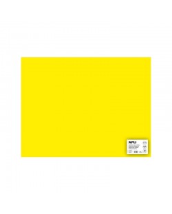 Картон Apli - Жълт неон, 50 х 65 cm