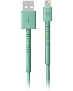 Кабел Fresh N Rebel - USB-A/Lightning, 1.5 m, зелен