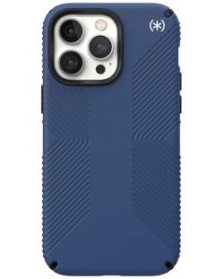 Калъф Speck - Presidio 2 Grip MagSafe, iPhone 14 Pro Max, син