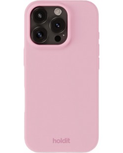 Калъф Holdit - Silicone, iPhone 16 Pro, розов