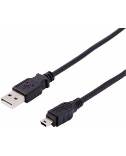 Кабел Vivanco - 45207, USB-A/Mini USB, 0.75 m, черен