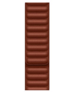 Каишка Apple - Leather S/M, Apple Watch, 41 mm, кафява