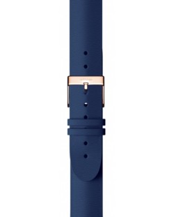 Каишка Withings - Leather, Rose Gold, 18mm, синя