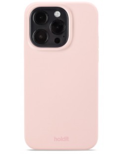 Калъф Holdit - Silicone, iPhone 14 Pro, Blush Pink