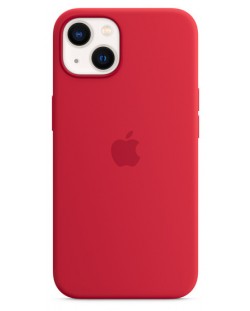 Калъф Apple - Silicone MagSafe, iPhone 13, PRODUCT Red