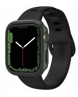 Рамка Spigen - Thin Fit, Apple Watch 7, 45 mm, зелена