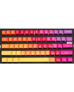 Капачки за механична клавиатура Ducky - Afterglow, 108-Keycap Set