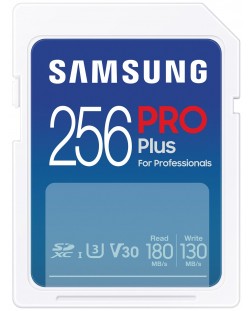 Карта памет Samsung - PRO Plus, 256GB, SDXC, U3 V30