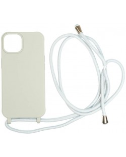 Калъф Mobile Origin - Lanyard, iPhone 14, Light Grey