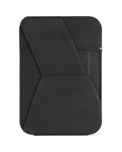 Картодържател Decoded - MagSafe Leather, iPhone, черен