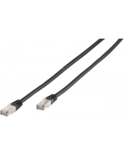 Кабел Vivanco - 45315 CAT6, RJ45/RJ45, 1m, черен