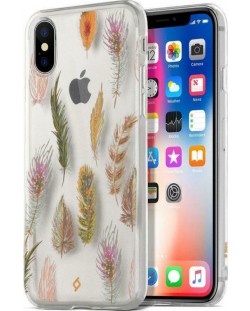 Калъф ttec - ArtCase, iPhone X/XS, Feather