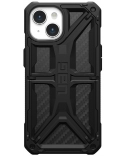 Калъф UAG - Monarch, iPhone 15, Carbon Fiber