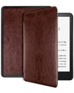 Калъф Garv - Business, Kindle Paperwhite 2021, 2022, тъмнокафяв