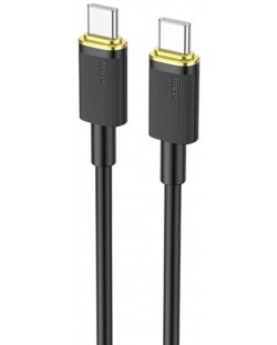 Кабел Hoco - U109, USB-C/USB-C, 1.2 m, черен