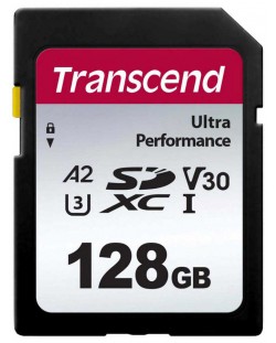 Карта памет Transcend - Ultra Performance, 128GB, SDXC, UHS-I
