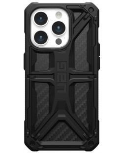 Калъф UAG - Monarch, iPhone 15 Pro, Carbon Fiber