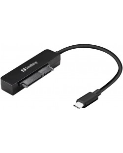 Кабел Sandberg - 136-37, USB-C/SATA USB 3.1 Gen2, черен