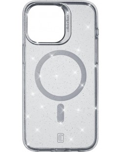 Калъф Cellularline - Sparkle Mag, iPhone 15 Pro, прозрачен