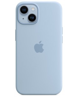 Калъф Apple - Silicone MagSafe, iPhone 14, Sky