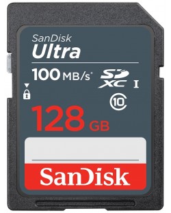 Карта памет SanDisk - Ultra, 128GB, SDXC, Class10