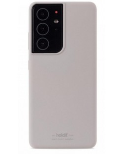 Калъф Holdit - Silicone,  Samsung Galaxy S21 Ultra, сив