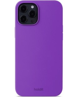 Калъф Holdit - Silicone, iPhone 12 Pro Max, лилав
