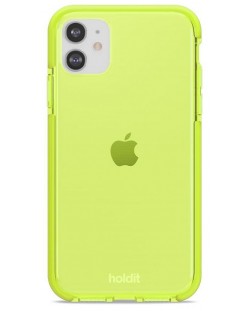Калъф Holdit - Seethru, iPhone 11/XR, Acid Green