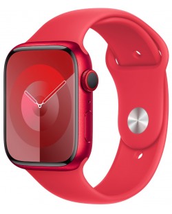 Каишка Apple - Sport S/M, Apple Watch, 45 mm, червена