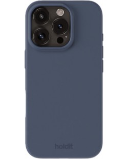 Калъф Holdit - Silicone, iPhone 16 Pro, Pacific Blue