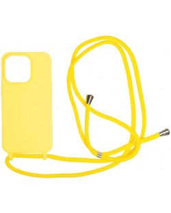 Калъф Mobile Origin - Lanyard, iPhone 14 Pro, Yellow