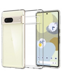 Калъф Spigen - Ultra Hybrid, Pixel 7, прозрачен