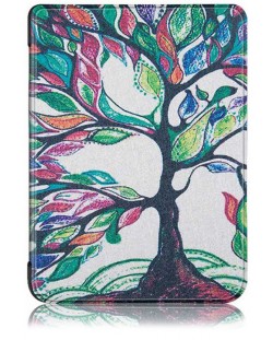 Калъф Garv - Slim, за Kindle Paperwhite 2021, 2022, Colorful Tree