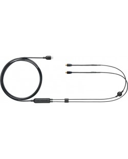 Кабел за слушалки Shure - RMCE-LTG, Lightning/SE, черен