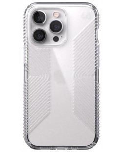 Калъф Speck - Presidio Perfect Clear Grip, iPhone 13 Pro, прозрачен