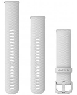 Каишка Garmin - QR Silicone, Venu/vivomove, 20 mm, White