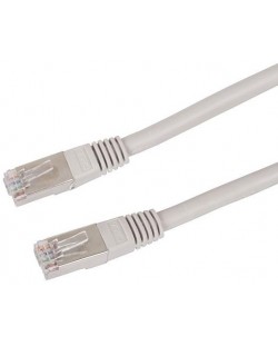 Кабел VCom - NP632-5m, RJ45/RJ45, 5m, сив