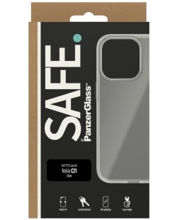 Калъф Safe - Nokia C21, прозрачен