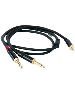 Кабел Master Audio - RCA381/3, 2x 6.3 mm/3.5 mm, 3 m, черен