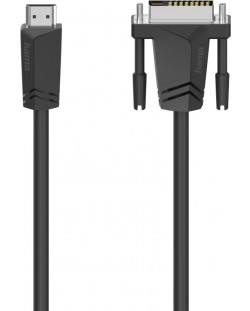 Кабел Hama - 205018, HDMI/DVI-D Dual Link, 1.5 m, черен